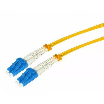 Tecline Fibre Optic Patch Cable HD 9/125 µm Singlemode OS2 LC Duplex to LC Duplex Yellow 10 m 799LL10