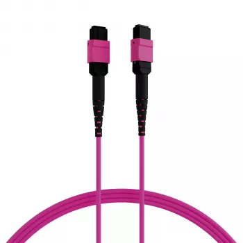 EFB MTP-F/MTP-F 36-Fibre Matrix Patch Cable OM4, LSZH Erika Violet, Type A, 25m MTPF36MTPFOM4-25-A
