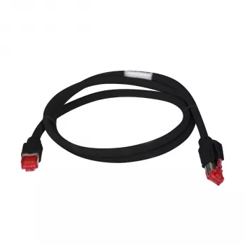 EFB Elektronik Cat.7 S/FTP LSZH Patch Cable, RJ45, Black, 0.15 m K0700SW.0,15