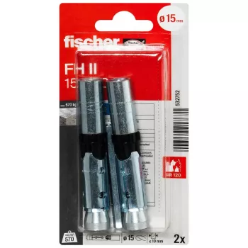 Fischer FH II 15/M10 I K NV High-Performance Anchor, 1 Set (532752)