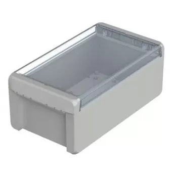 BOPLA EUROMAS II Wall Enclosure, Polycarbonate, Light Grey (RAL 7035), 231 x 125 x 90 mm, IP65, IK07 96025235