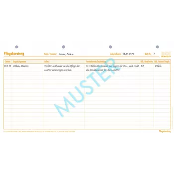 BOI Care Consultation Forms, 50 Sheets, DIN A4 (9206-00281)