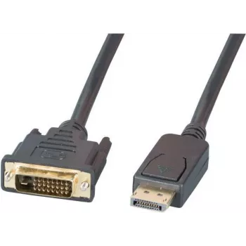 EFB Elektronik DisplayPort to DVI-D Cable, 2 m, Black, Moulded, Thumbscrews K5564SW.2
