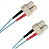 EFB Elektronik O7413.1-1.2 1m SC to SC Duplex OM3 LSZH Aqua Fibre Optic Patch Cable SCSCOM3DAQ1