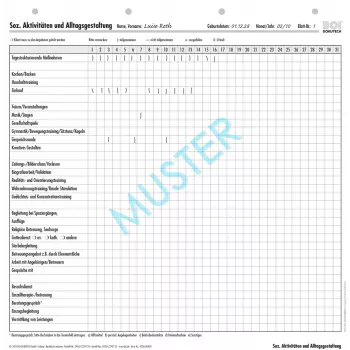 BOI Forms for Structuring Social Activities and Daily Life, 50 Sheets 9206-00430