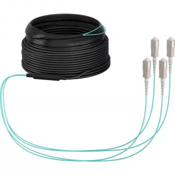 EFB Elektronik OM3 Multimode Fibre Optic Trunk Cable, 4 Fibres, SC-SC, 10m, LSZH, Dca O8301S10OM3