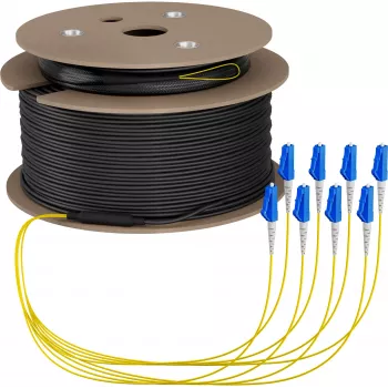 EFB Elektronik OS2 8-Fibre LC-LC Trunk Cable 120m LSZH Dca O8322S120OS2