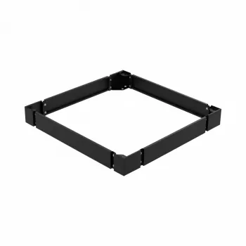 EFB PEL-SOK80VV.TS Rack Base Plinth 800x800x80 mm, Vented, Jet Black