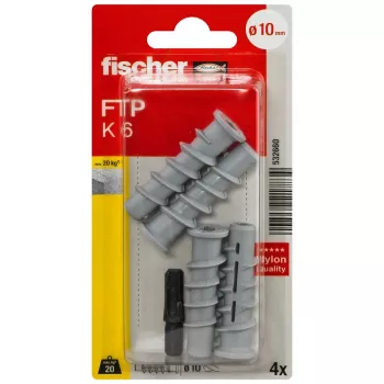 Fischer FTP K 6 K NV Aerated Concrete Anchor 50 mm, Nylon, 1 Piece 532660