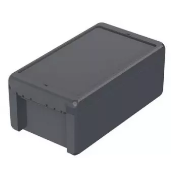 BOPLA Euromas II Wall Enclosure, Polycarbonate, Graphite Grey RAL 7024, 125 x 231 x 90 mm, IP65, IK08 96015234