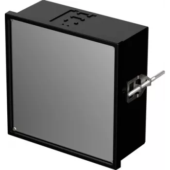 Bopla NGS 9806 UNINORM Installation Enclosure 144 x 144 x 64 mm Black RAL 9005 17980601.MT2