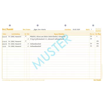 BOI Dokutech Doctor/Contact (A) + (S) Forms, 50 Sheets 9206-00305
