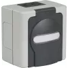 EFB ET-25020 Surface-Mounted Damp Room Empty Housing for 2 Keystone Modules, IP44, Grey