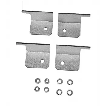 EFB Elektronik WGX-WKS01 frame reinforcement angle set, galvanised steel, 4 parts (2x left, 2x right) for 19-inch racks