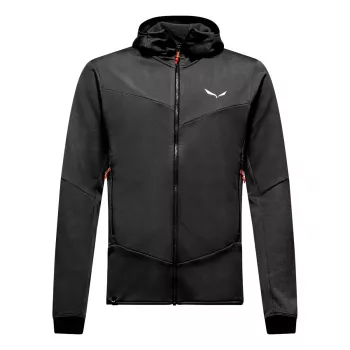 Salewa Sella Crevasse HD Men's Fleece Jacket - Black Out / XL