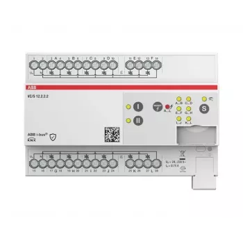 ABB VC/S12.2.2.2 KNX Valve Actuator Controller, 12-Channel, Manual Operation, DIN Rail 2CDG110331R0011