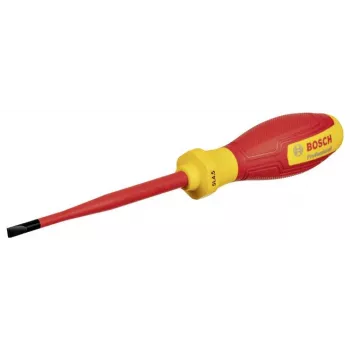 Bosch VDE Slotted Screwdriver 4.5 x 100 mm Professional Red/Yellow (1600A02NC2)