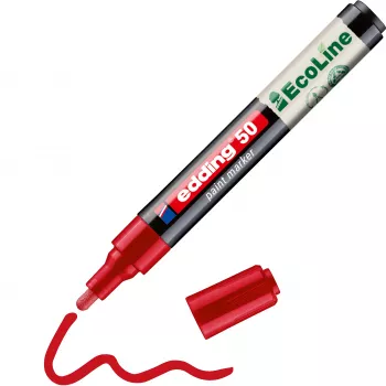 Edding 50 EcoLine Paint Marker Red 2-3 mm 4-50-002