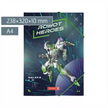 BRUNNEN ROBOT HEROES Document Folder A4 Dark Blue Mint 1041604421