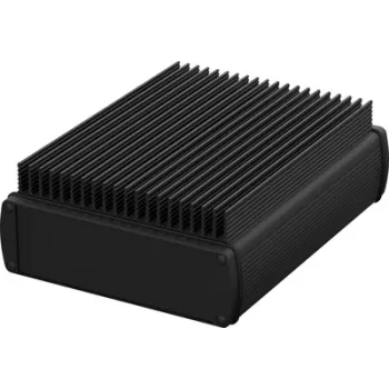 Bopla ALUBOS_SET ABPH 1600-0200 K Aluminium Profile Enclosure 169 x 200 x 52 mm Black RAL 9005 84516200.HMT1