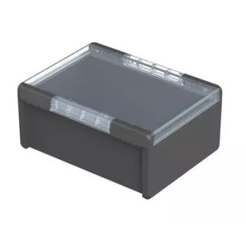 Bopla Bocube B 273616 PC-V0-G-7024 Universal Enclosure, Polycarbonate, Graphite Grey, 364 x 284 x 160 mm 96027674