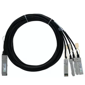 BLUELAN Juniper QFX-QSFP-DACBO-2M Compatible 40G QSFP to 4x10G SFP+ Passive Direct Attach Breakout Cable, 2m, AWG30 QFX-QSFP-DACBO-2M-BL