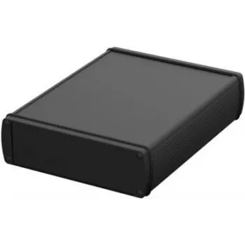 Bopla ABPH 1600-0200 ALUBOS_SET 84166200.HMT1 Universal Enclosure 169 x 200 x 52 mm Aluminium Black RAL 9005