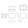 Bopla BoPad BOP 10.1 P-9016-SET Display Enclosure 285 x 198 x 92.90 mm ABS White RAL 9016 35110176.HMT1