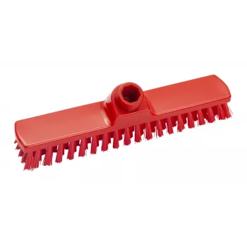 Haug Bürsten FC88101 Red Plastic Scrub Brush, 28 cm Width