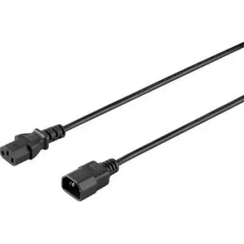 Sygonix SY-5042704 appliance connection cable, CEE 7/7 to IEC C13, 1.5 m, black