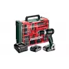 Metabo SB 18 L BL Set Cordless Hammer Drill 18V Brushless 65 Nm with 2x 2.0 Ah Li-Power Batteries, Charger and Case 613157710