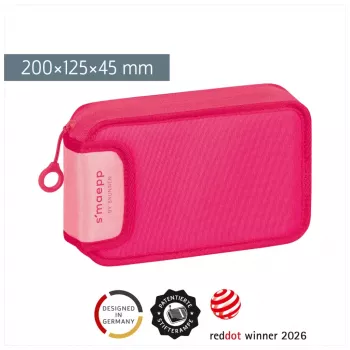BRUNNEN s'maepp Colour Code Filled Pencil Case Tulip Pink 17-Piece 20 x 4.5 cm (104942025)
