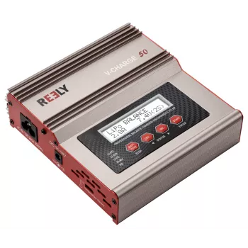 Reely V-Charge 50 Multifunction Charger 50W AC/DC LiPo NiMH NiCd Pb with Balancer RE-8264340
