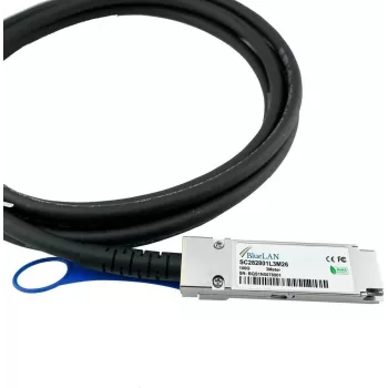 BLUELAN Compatible NVIDIA MCP1600-C003LZ Direct Attach Cable, 100GBASE-CR4, Ethernet, 26AWG, 3 Metre (MCP1600-C003LZ-BL)