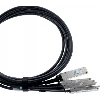 BlueLAN QDD-4X100G-2M-BL Juniper Compatible 400G QSFP-DD Breakout DAC Cable 2m AWG26