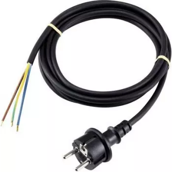 Sygonix SY-5043464 Power Connection Cable Black 3.00 m