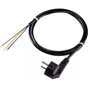 Sygonix SY-5043468 Power Cable CEE 7/7 to IEC C13 3 m Black