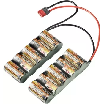 Reely NiMH RC Battery Pack 12V 4200mAh 10-Cell Side-by-Side T-Plug RE-7856538