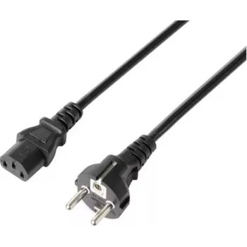 Sygonix SY-5243890 Appliance Connection Cable, Black, 5 m