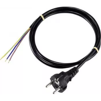 SYGONIX SY-5178370 Power Cable CEE 7/7 to IEC C13 3m Black