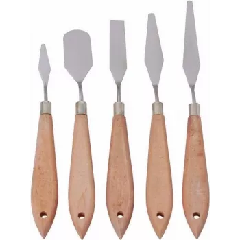 Reely RE-7042686 Highly Flexible Spatula Set 5-Piece for Model Making