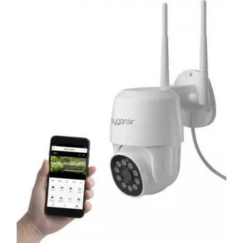 Sygonix PTZ Wi-Fi SY-4760960 Full HD pan/tilt IP camera with night vision and two-way audio