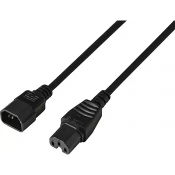 Sygonix SY-7154268 Power cable CEE 7/7 to IEC C13 3 m Black