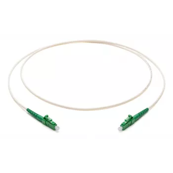 Corning F222201J1Z20007M LC/APC to LC/APC simplex fibre optic patch cable, 2.0 mm, 7 m, White