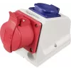 Sygonix SY-6271370 CEE wall socket 16 A 5-pin 415 V/AC IP44 Red