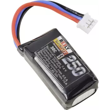 Reely LiPo Battery 7.4 V 250 mAh 2S 30C Softcase Flat Plug (RE-7845954)