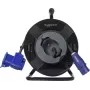Sygonix SY-6684366 Cable Reel Black CEE Caravan Plug 25m H07RN-F 3G2.5