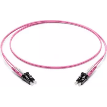 Corning LC/LC OM4 50/125 µm Multimode Fibre Optic Patch Cable, 5 m, Violet F050502Q2Z20005M-VI