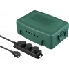 Sygonix SY-6797950 3-Way Extension Socket Green/Black with Increased Contact Protection