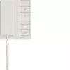 Hager RTQ640X Audio Indoor Station with Handset for 2-Wire IP Bus, Polar White